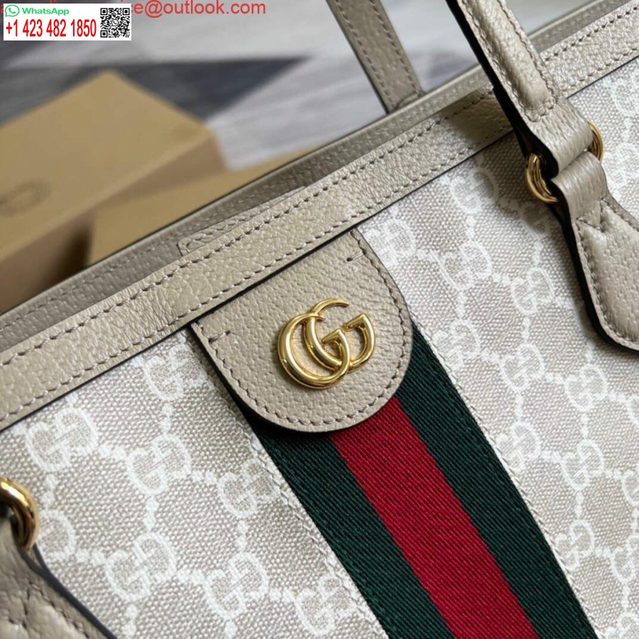 Replica Gucci 631685 Ophidia Medium Gg Tote Beige