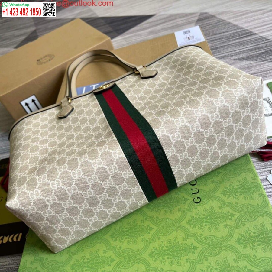 Replica Gucci 631685 Ophidia Medium Gg Tote Beige