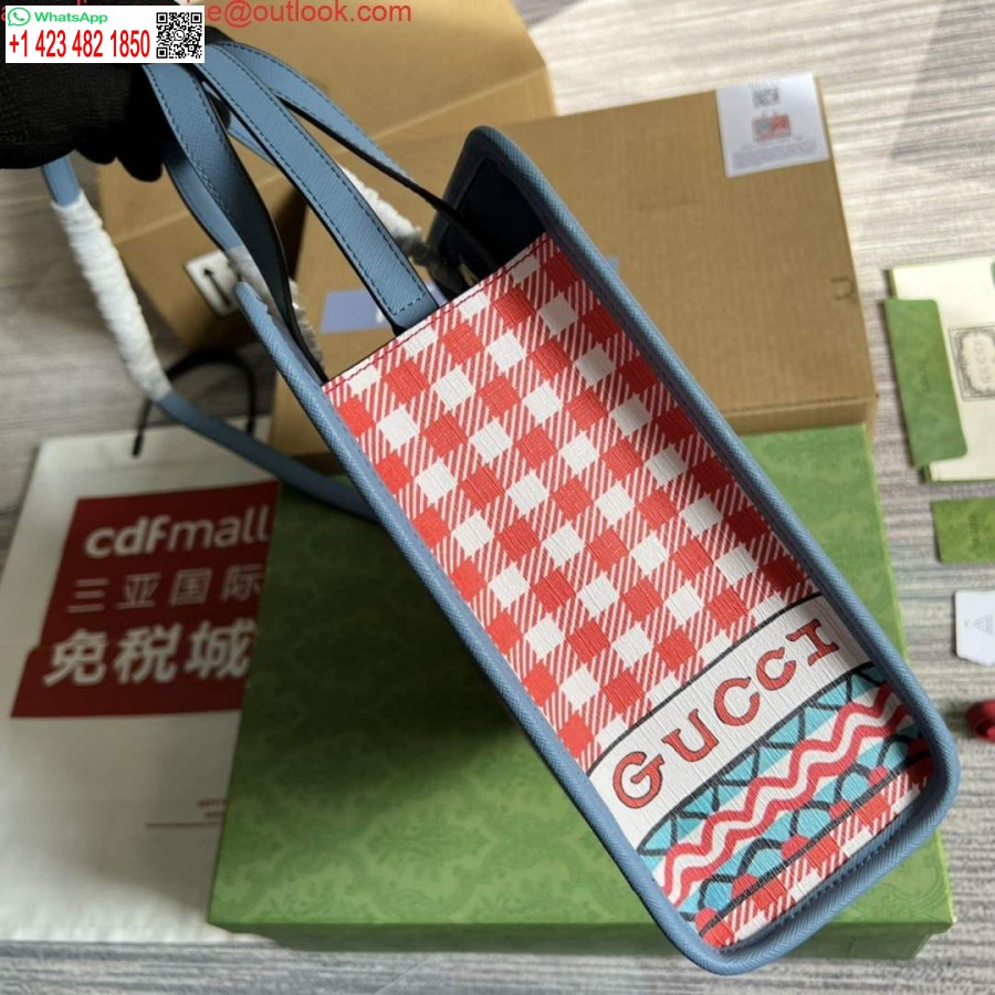 Реплика детской сумки-тоут с принтом котенка Gucci 630542