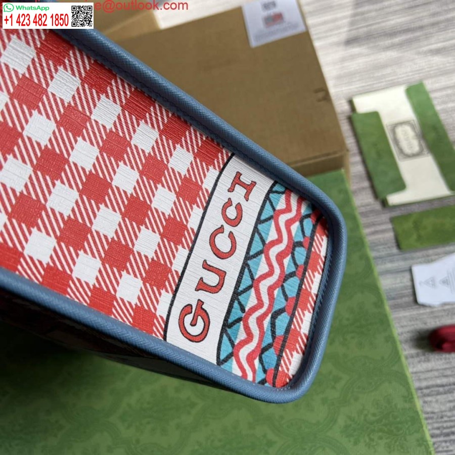 Реплика детской сумки-тоут с принтом котенка Gucci 630542