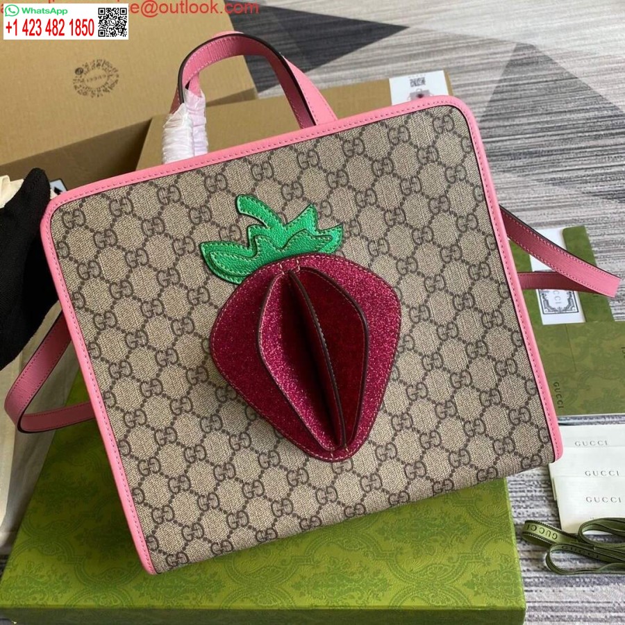 Replica Gucci 612992 Gg Vidutinis Ophidia Rankinis Per Petį Rožinis