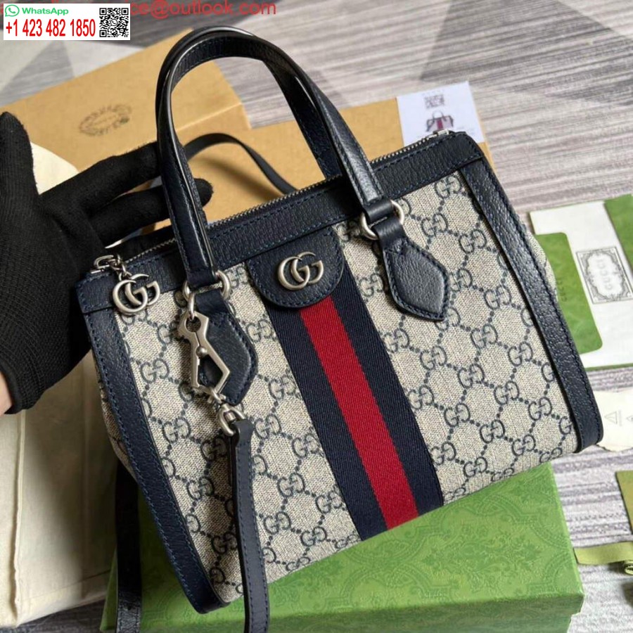 Replica Gucci 547551 Ophidia Pieni Gg-kassi Beigensininen