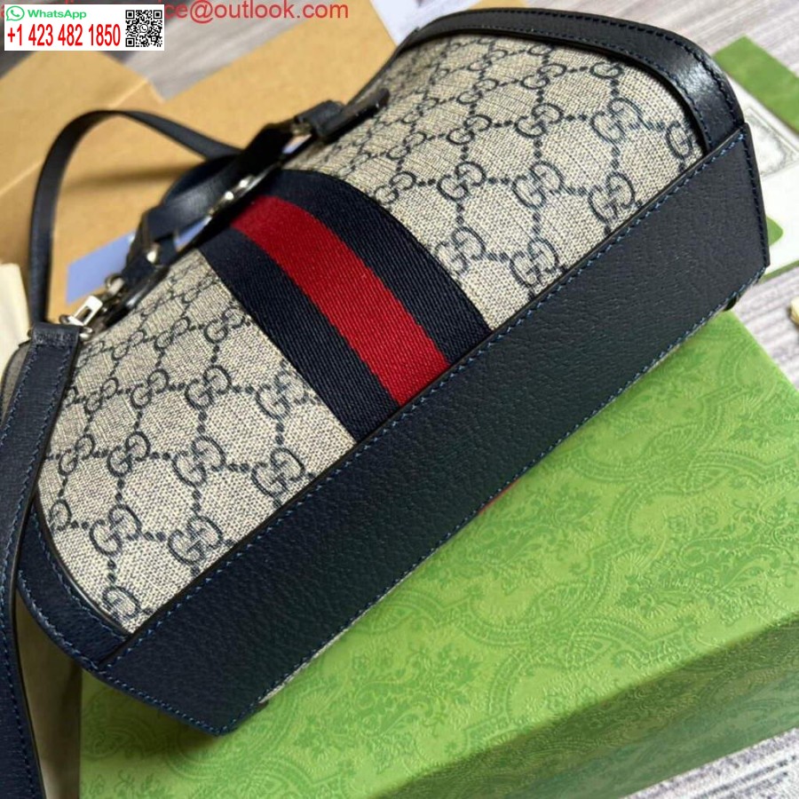 Replica Gucci 547551 Ophidia Pieni Gg-kassi Beigensininen