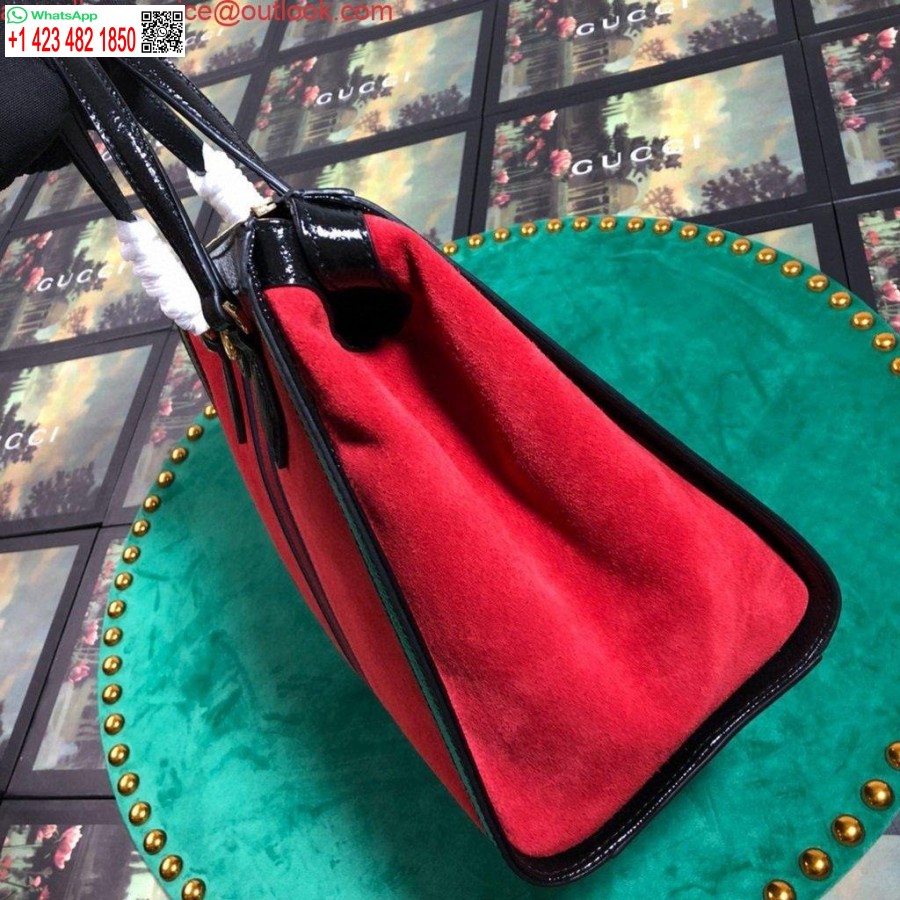 Réplique Gucci 524537 Gucci Ophidia Gg Sac à Bandoulière Fourre-tout Moyen Rouge