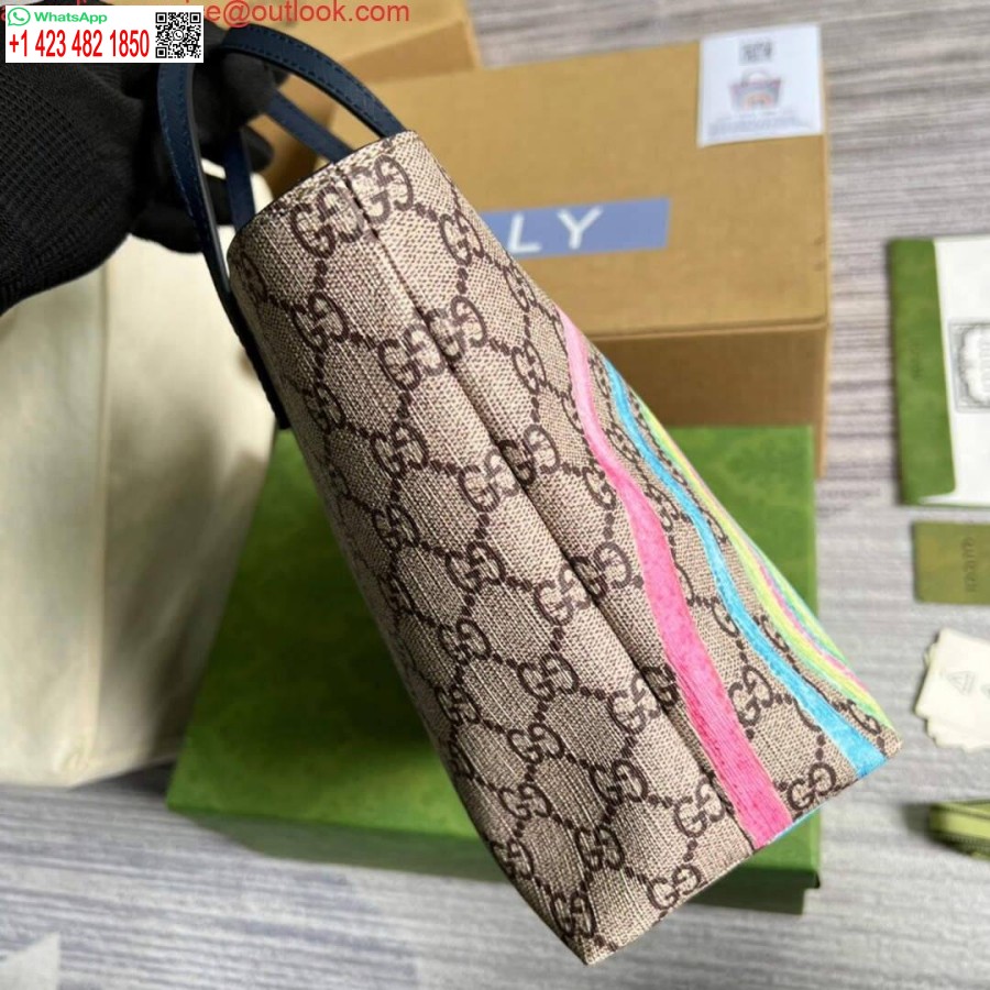 Replica Gucci 410812 Gyerek Gg Ranch Táska Barna