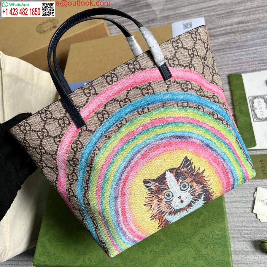 Replica Gucci 410812 Gyerek Gg Ranch Táska Barna