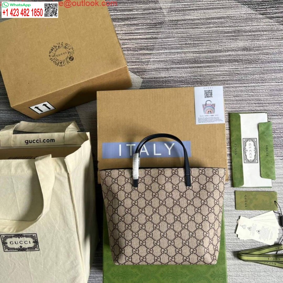 Réplica Gucci 410812 Bolso De Mano Gg Ranch Para Niños Marrón
