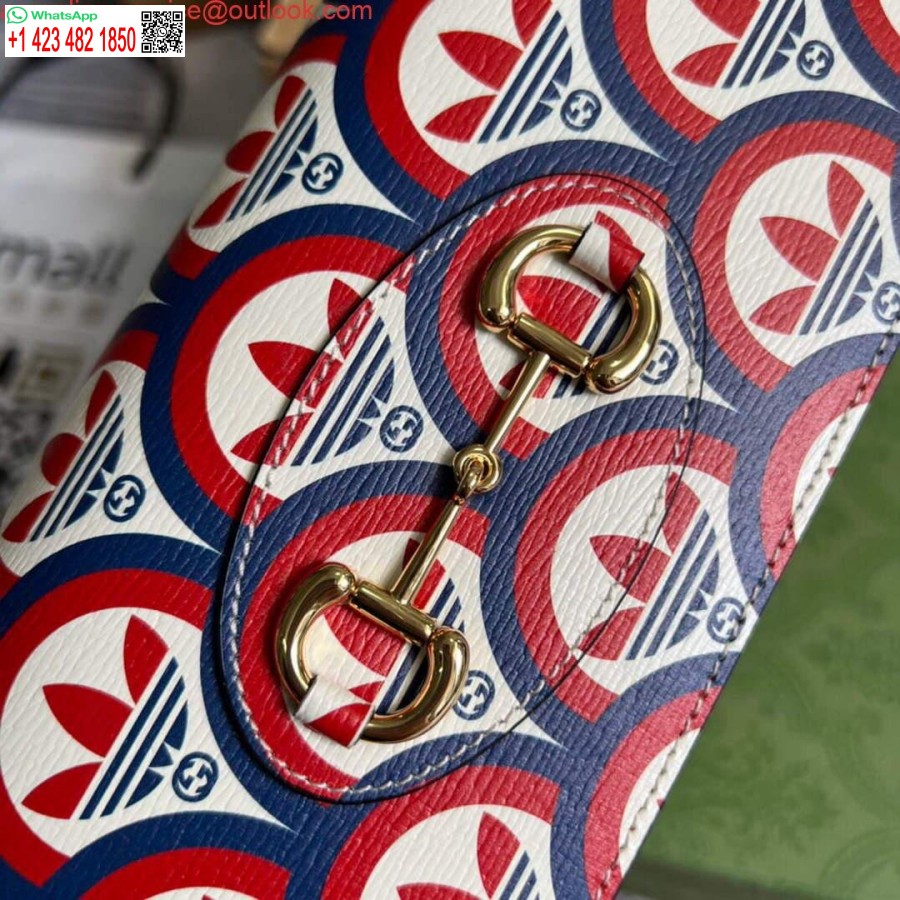 Реплика Gucci 621892 Кошелек Adidas X Gucci с цепочкой Horsebit