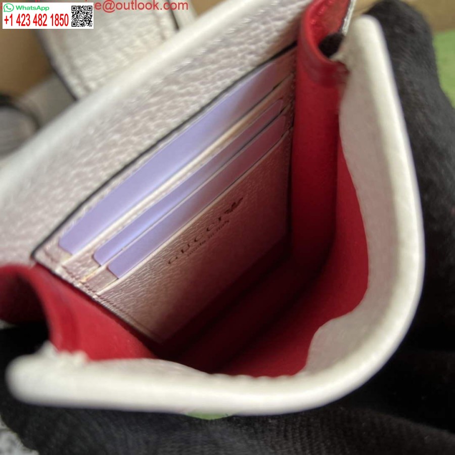 ρεπλίκα θήκη τηλεφώνου Adidas X Gucci 702203 κόκκινο και εκρού δέρμα