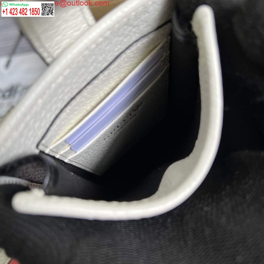 Replika Adidas X Gucci Torbica Za Telefon 702203 črno-belo Usnjena