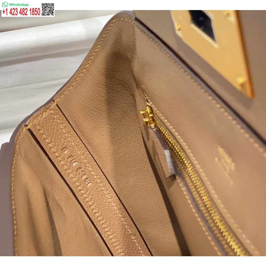 Replik Hermes Mini 2424 Leder 21 Cm H230263 Weimaraner Farbe