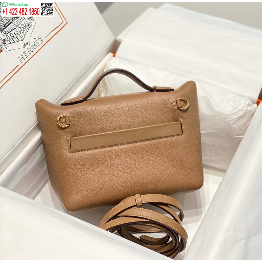 Replika Hermes Mini 2424 Koža 21 Cm V230263 Weimarský Stavač Farba