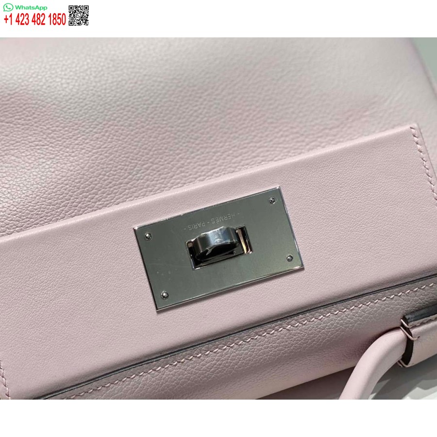 Replika Hermes Mini 2424 Læder 21cm H230263 Fantasy Lilla