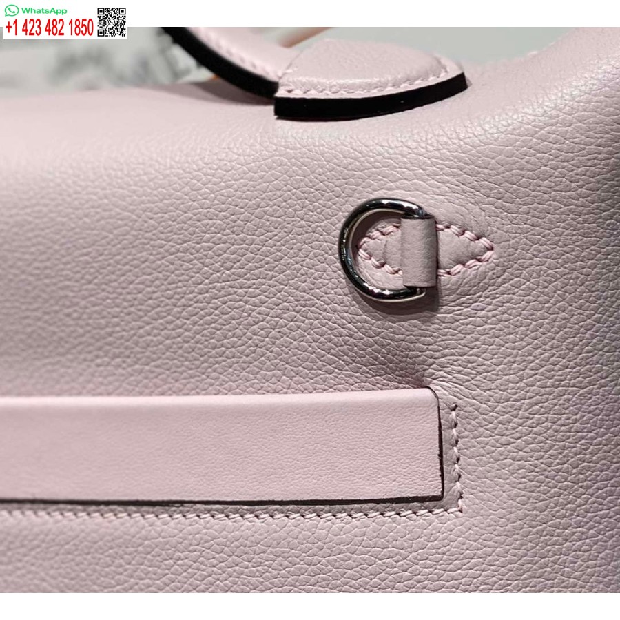 Replika Hermes Mini 2424 Læder 21cm H230263 Fantasy Lilla