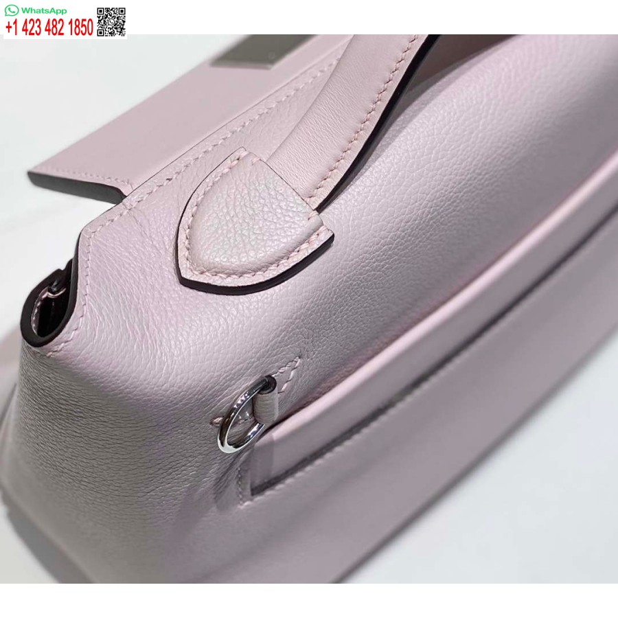 Replika Hermes Mini 2424 Læder 21cm H230263 Fantasy Lilla