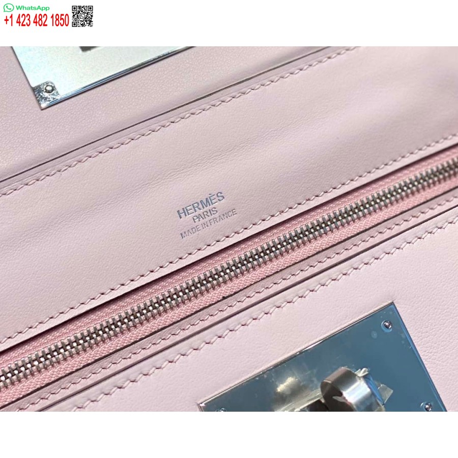 Replika Hermes Mini 2424 Læder 21cm H230263 Fantasy Lilla