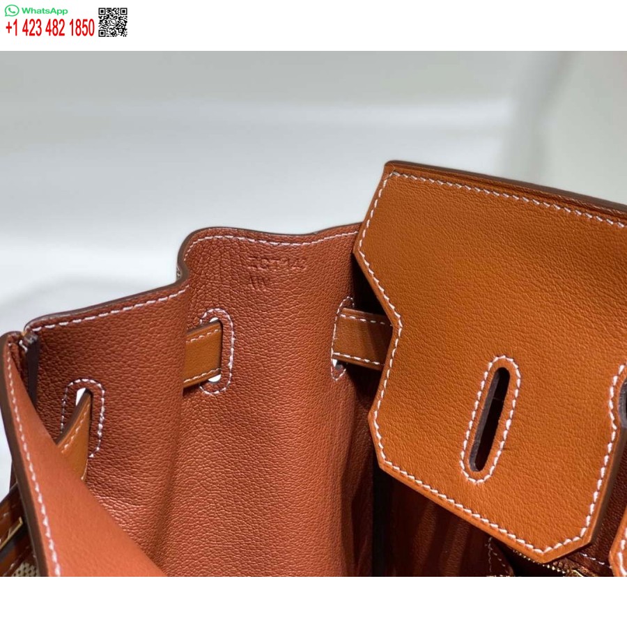 Replika Hermes Birkin Velike Torbe Od Brze Kože S Platnom 285903