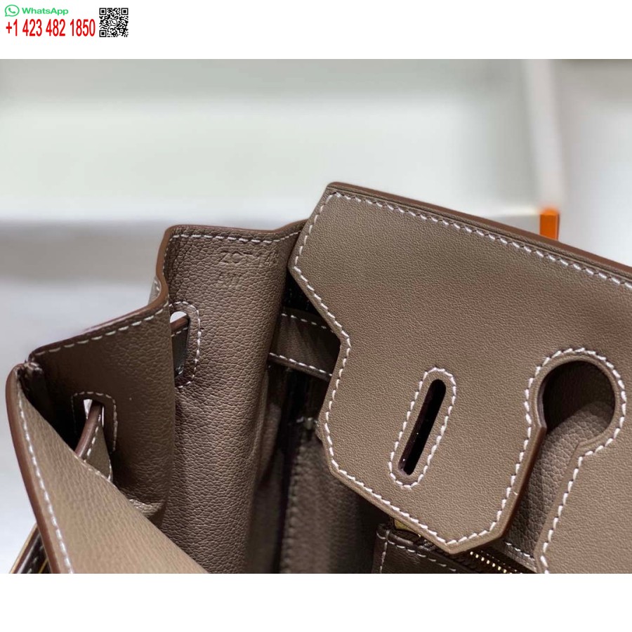 Replika Hermes Birkin Velike Torbe Od Brze Kože S Platnom 285902