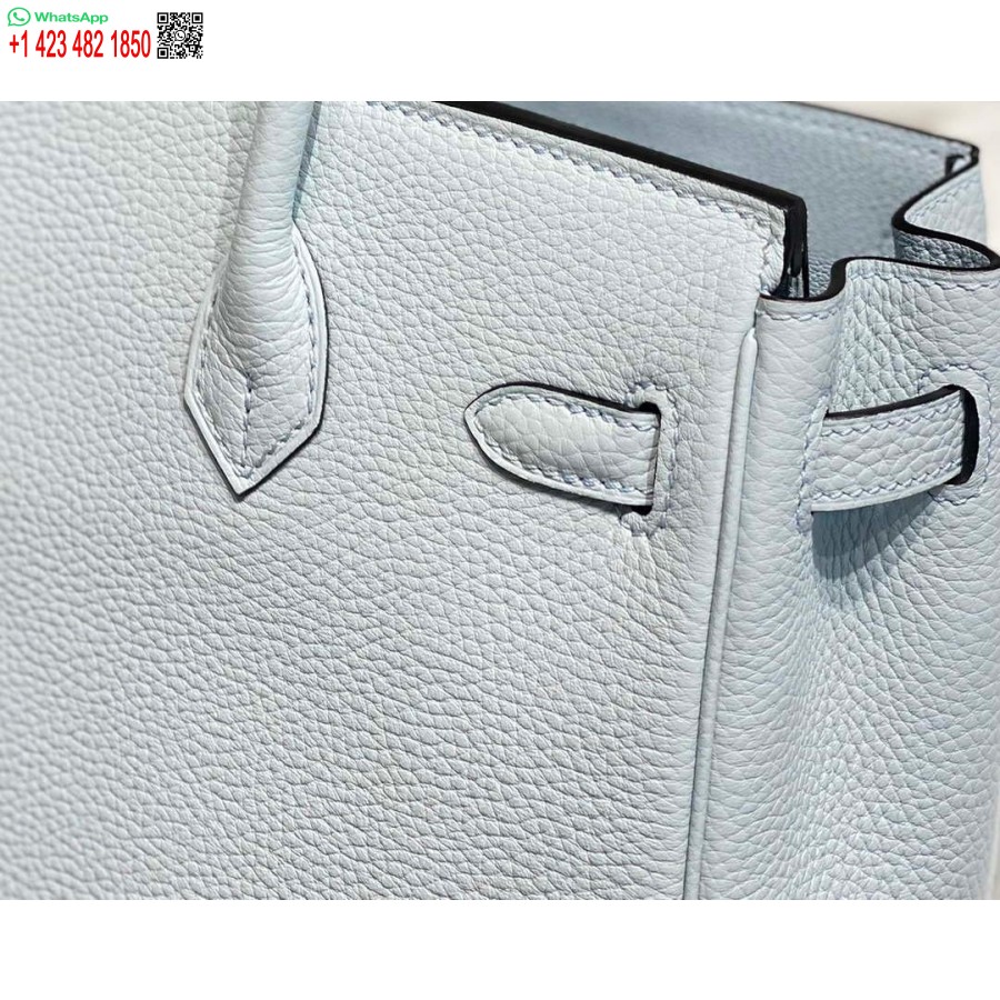 Replika Hermes Birkin Designer Mulepose Togo Læder 28566 Blå Bleg