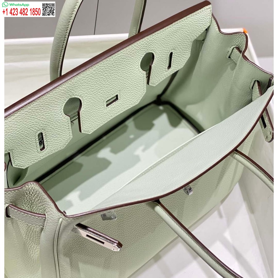 Replik Hermes Birkin Designer-Einkaufstasche Togo Leder 28565 Bubble Green