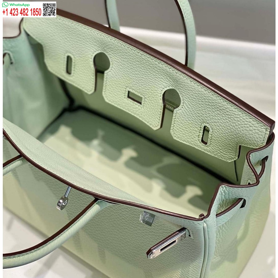 Replik Hermes Birkin Designer-Einkaufstasche Togo Leder 28565 Bubble Green