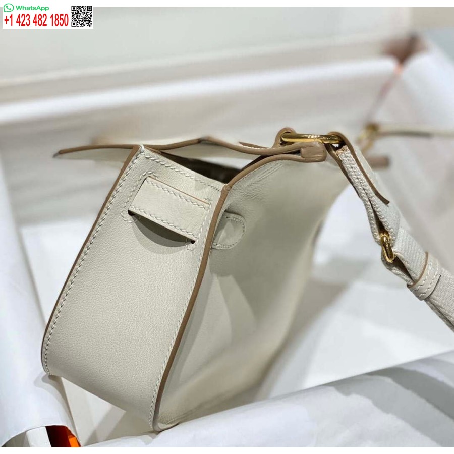 Replik Hermes 316413 Jypsiere Leder Hermes Taschen Weiß H900918