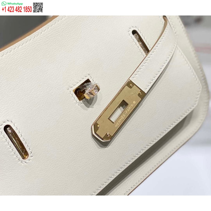 Replik Hermes 316413 Jypsiere Leder Hermes Taschen Weiß H900918