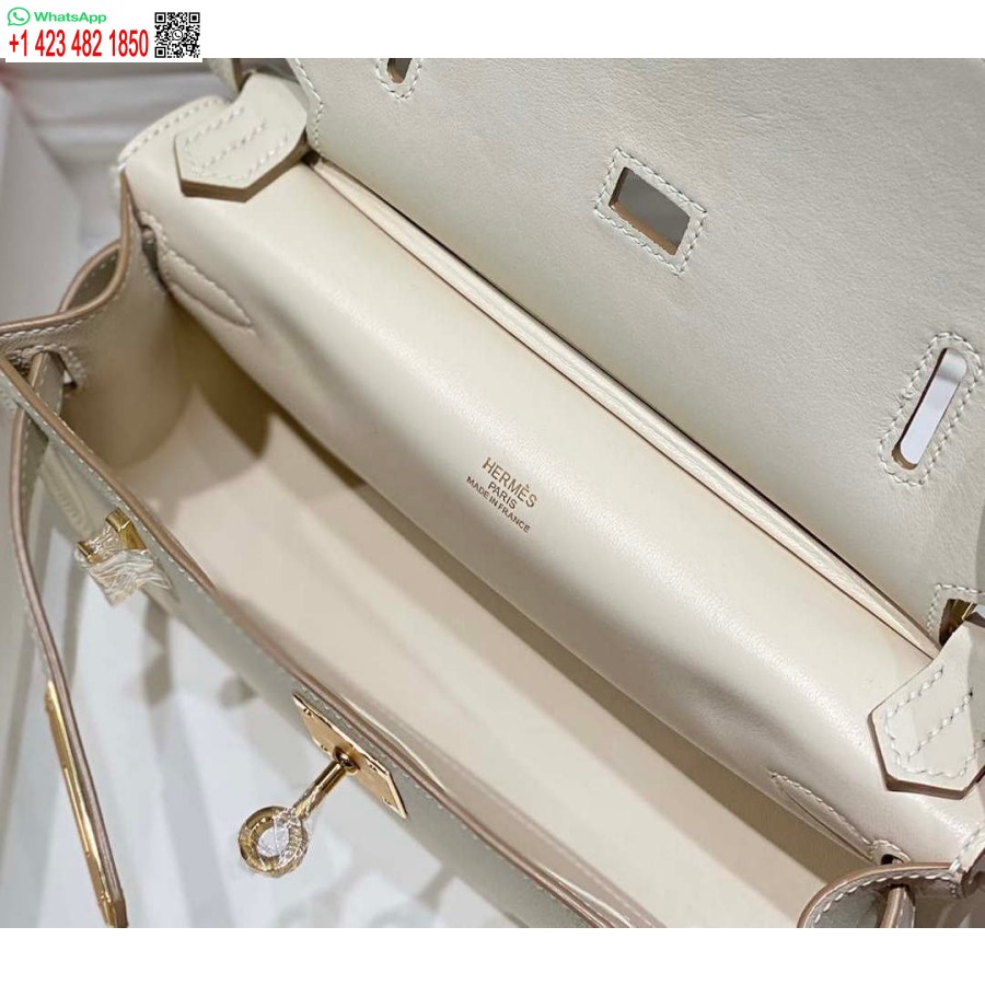 Replik Hermes 316413 Jypsiere Leder Hermes Taschen Weiß H900918