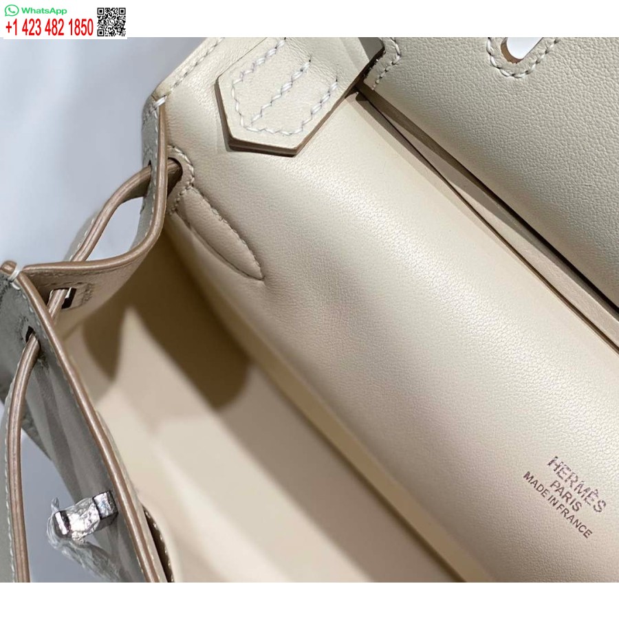 Replik Hermes 316413 Jypsiere Leder Hermes Taschen Weiß H900917