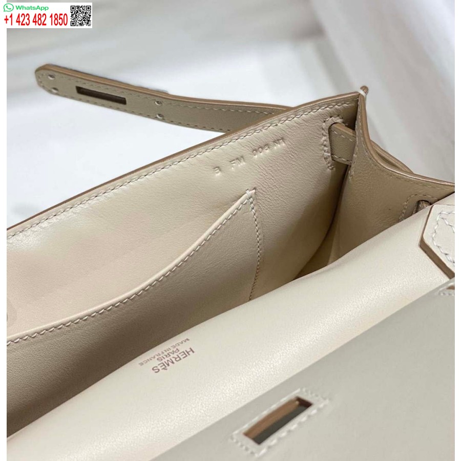 Replik Hermes 316413 Jypsiere Leder Hermes Taschen Weiß H900917