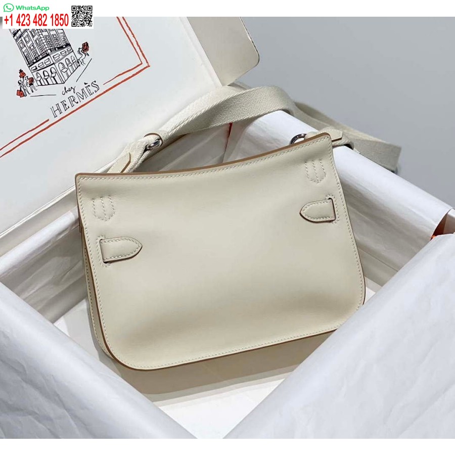 Replica Hermes 316413 Borse Hermes In Pelle Jypsiere Bianche H900917