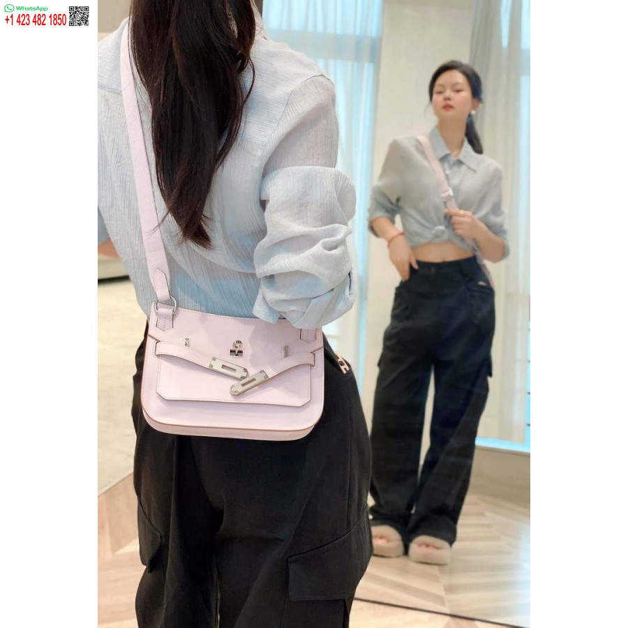 Replik Hermes 316413 Jypsiere Leder Hermes Taschen Rosa H900916