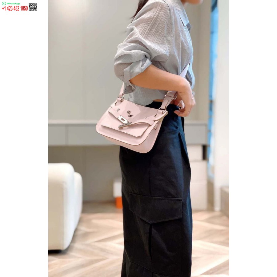 Replik Hermes 316413 Jypsiere Leder Hermes Taschen Rosa H900916