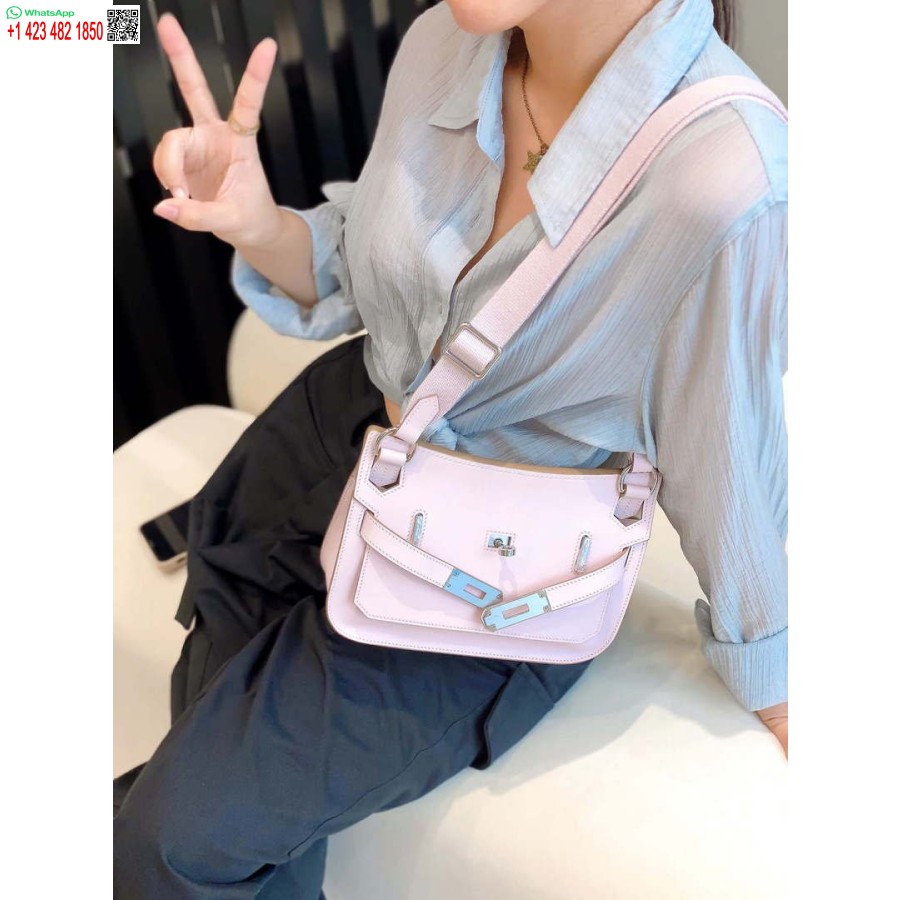 Replik Hermes 316413 Jypsiere Leder Hermes Taschen Rosa H900916