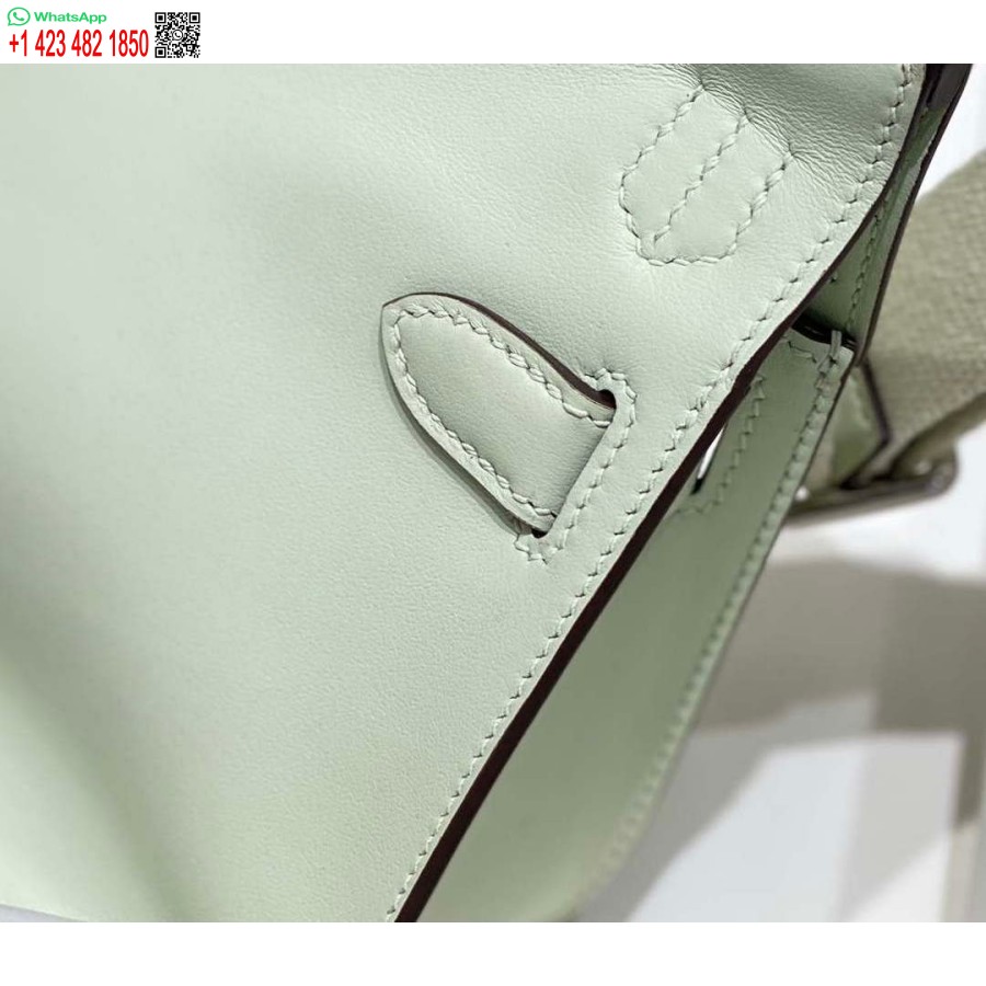 Replika Hermes 316413 Kožené Tašky Jypsiere Hermes Svetlozelená H900919