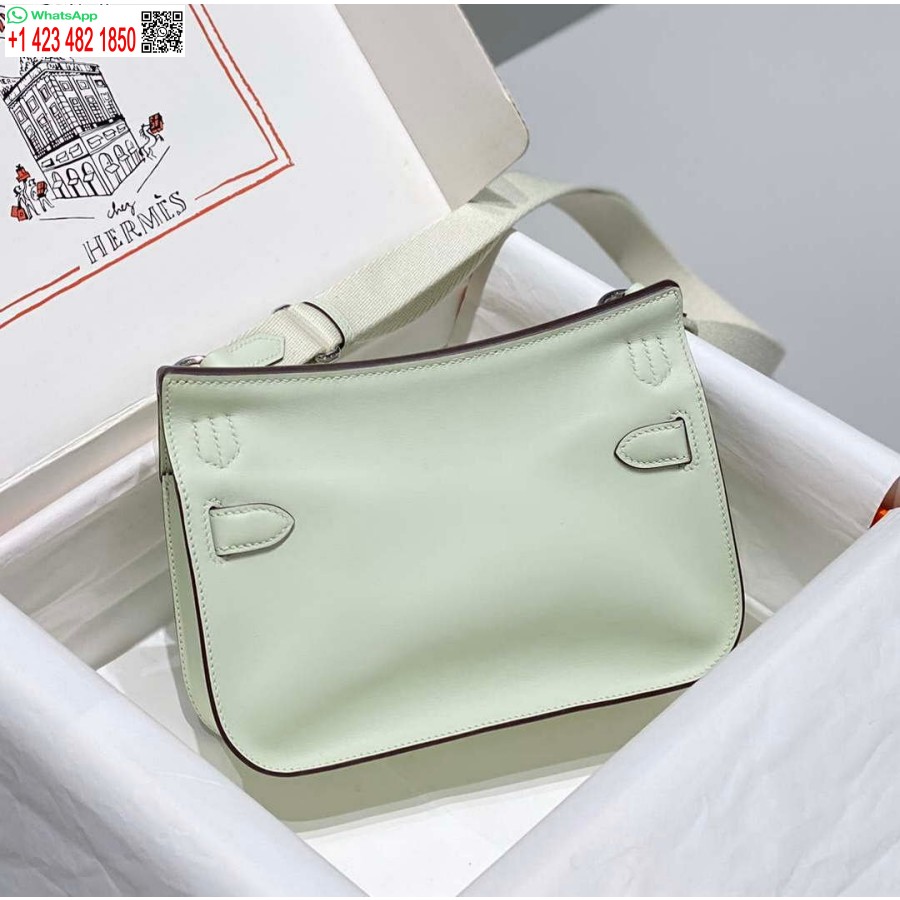 Replica Hermes 316413 Borse Hermes In Pelle Jypsiere Verde Chiaro H900919