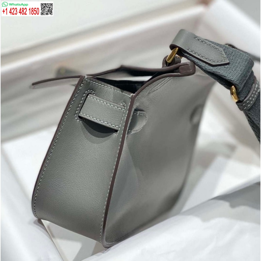 Replika Hermes 316413 Jypsiere Kožne Hermes Torbe Sive H900920