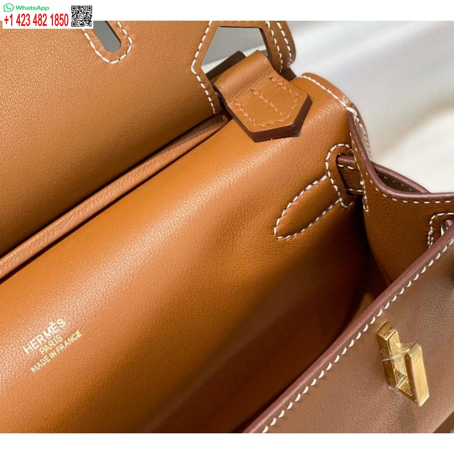 Replica Hermes 316413 Jypsiere Læder Hermes Tasker Brun H900921