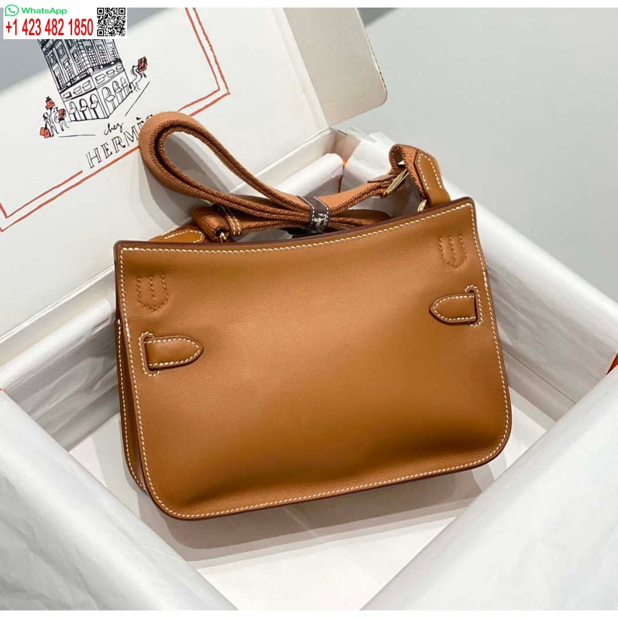 Replika Hermes 316413 Kožené Tašky Jypsiere Hermes Hnedá H900921