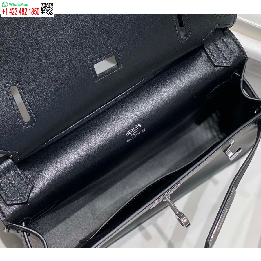 Replik Hermes 316413 Jypsiere Leder Hermes Taschen Schwarz H900915