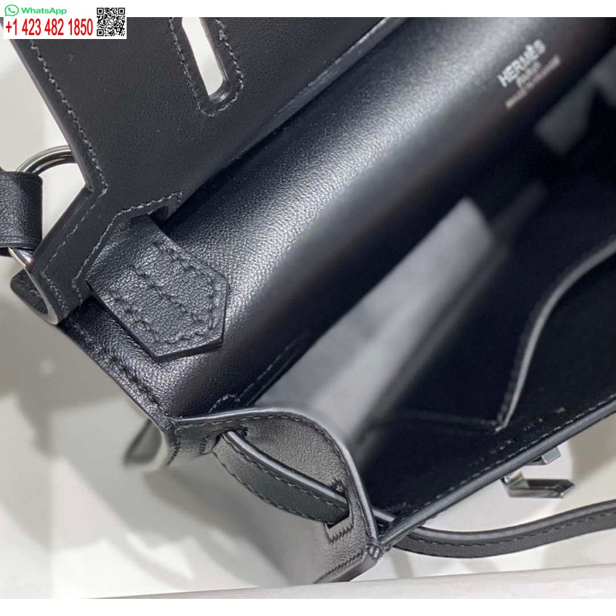 Replik Hermes 316413 Jypsiere Leder Hermes Taschen Schwarz H900915