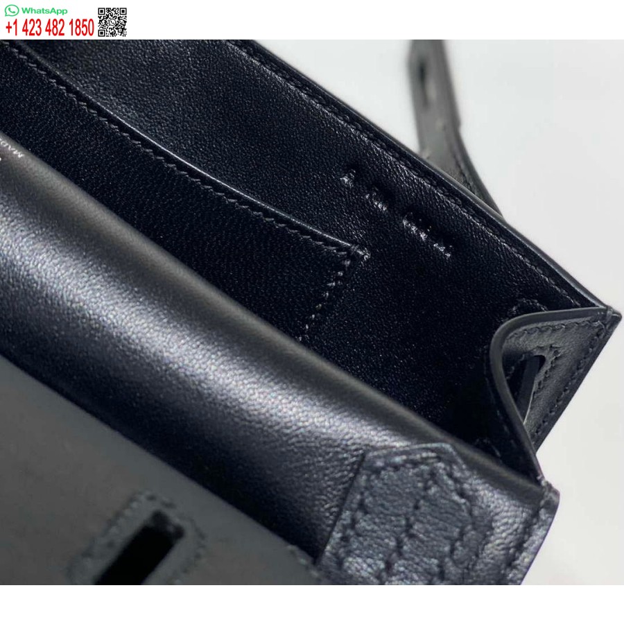 Replik Hermes 316413 Jypsiere Leder Hermes Taschen Schwarz H900915