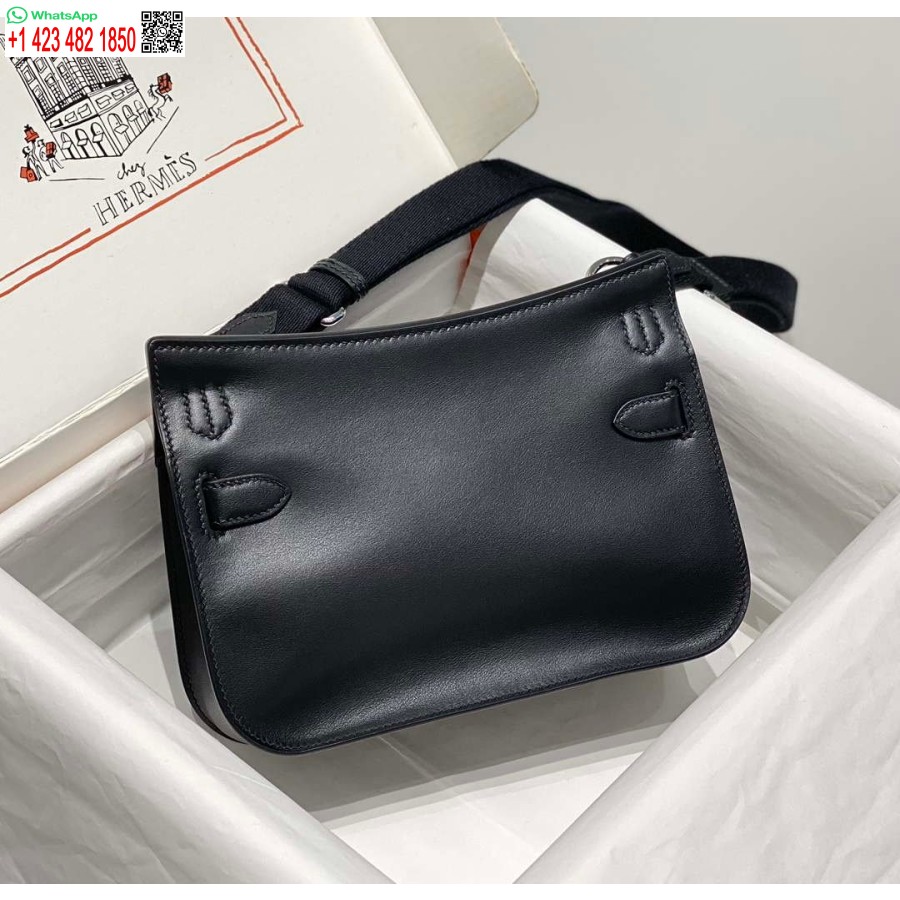 Replika Hermes 316413 Kožené Tašky Jypsiere Hermes čierne H900915