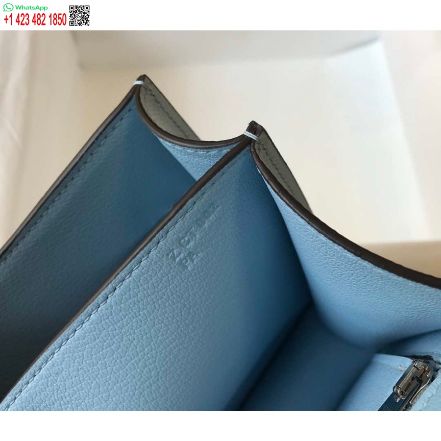 ماکت کیف های شانه ای هرمس کنستانس چرم اپسوم نقره ای H28420