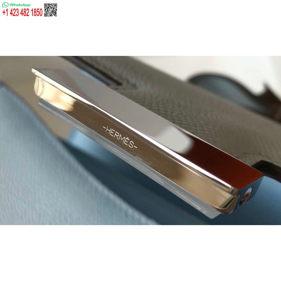 ماکت کیف های شانه ای هرمس کنستانس چرم اپسوم نقره ای H28420