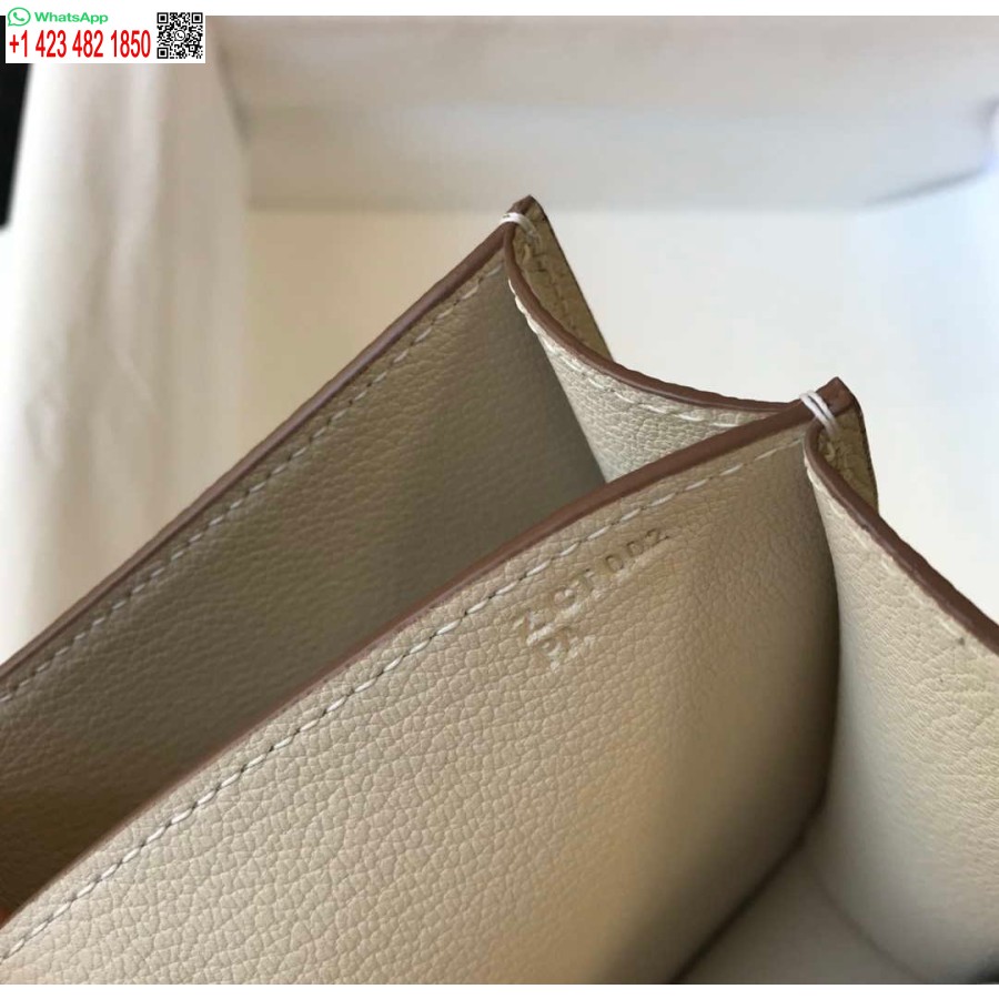 Réplique Hermes Constance Sacs à Bandoulière Epsom Cuir Argent H28419