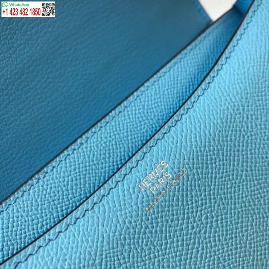 Réplique Hermes Constance Sacs à Bandoulière Epsom Cuir Argent H28418