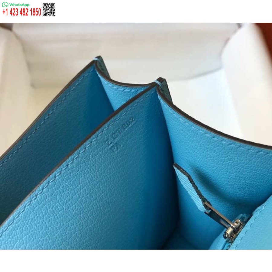 Réplique Hermes Constance Sacs à Bandoulière Epsom Cuir Argent H28418