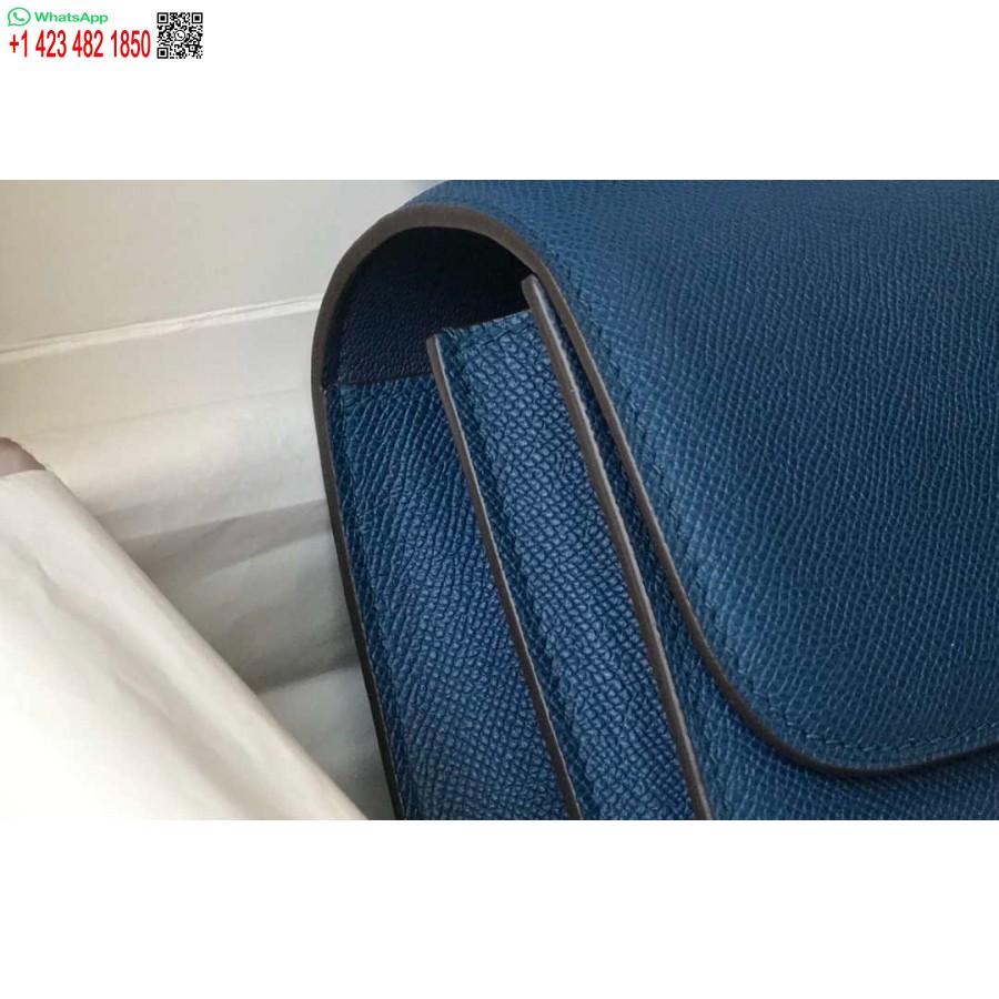 Replika Tas Bahu Hermes Constance Epsom Leather Silver H28417