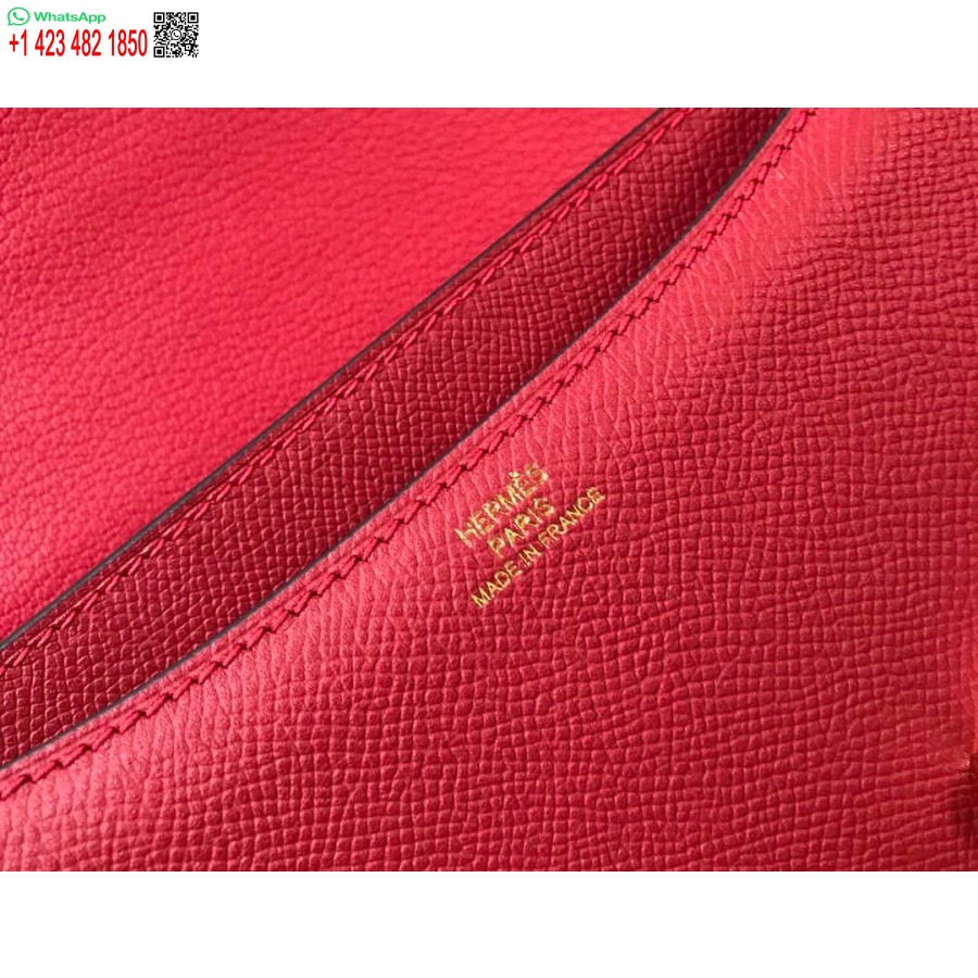 ماکت کیف هرمس کنستانس صلیب بادی چرم اپسوم طلایی H28411